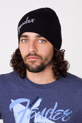 หมวกไหมพรม FENDER LOGO BEANIE BLACK