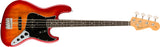 เบสไฟฟ้า FENDER RARITY FLAME ASH TOP JAZZ BASS PLASMA RED BURST