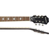 กีต้าร์ไฟฟ้า เซมิฮอลโลว์ Epiphone Casino Worn Ebony