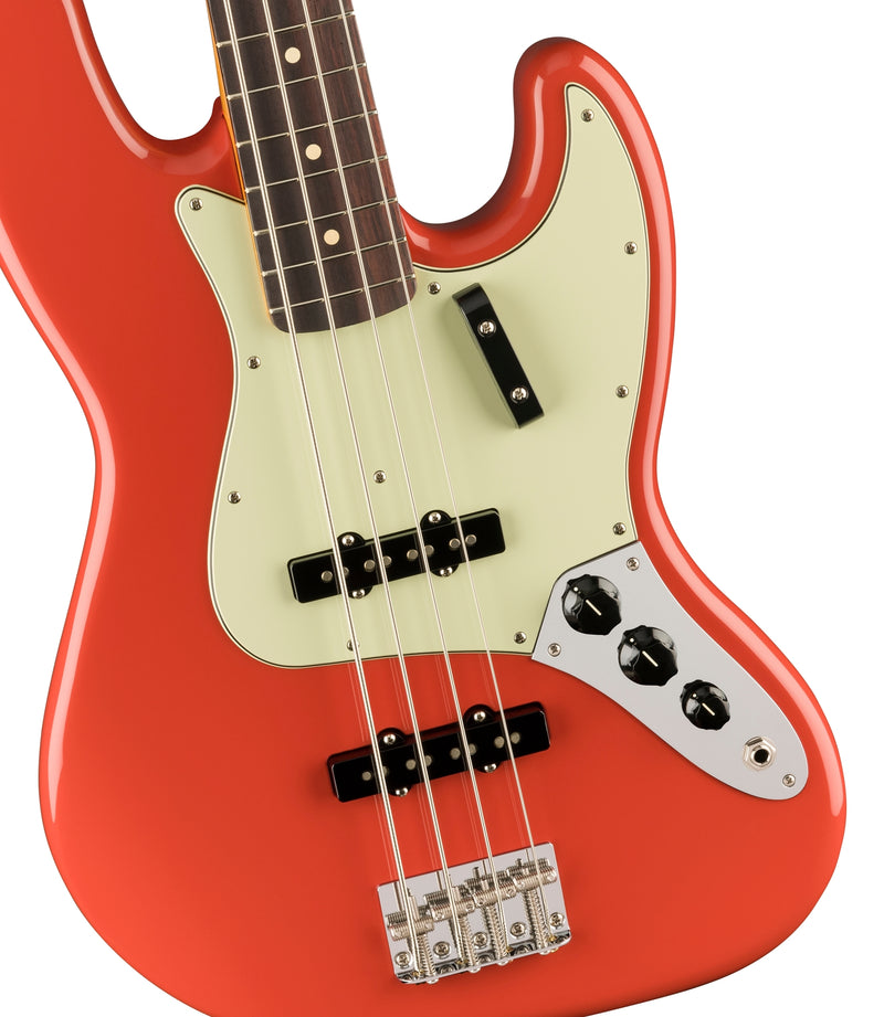 เบสไฟฟ้า Fender Vintera II '60s Jazz Bass Fiesta Red