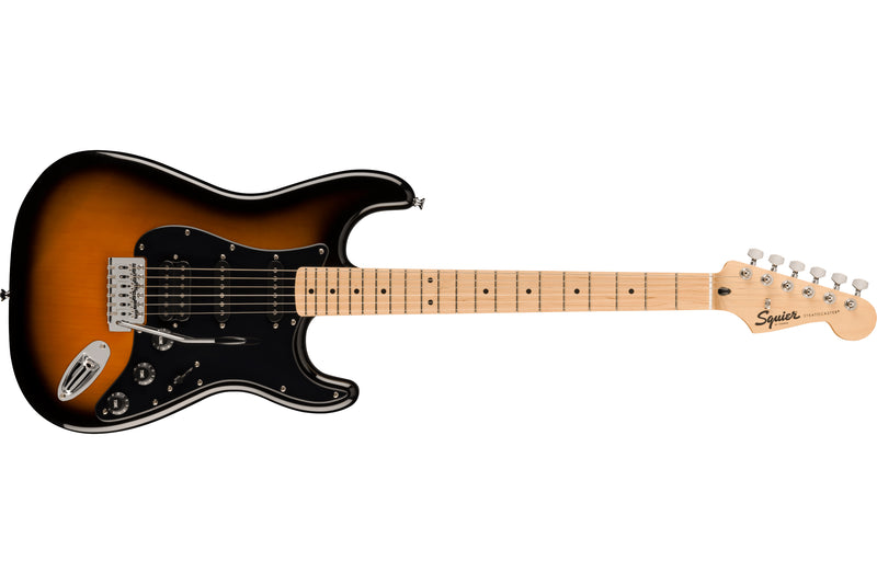 กีตาร์ Squier Sonic Stratocaster HSS, Black Pickguard, 2-Color Sunburst