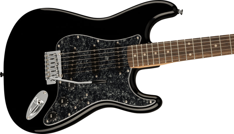 กีตาร์ไฟฟ้า Squier FSR Affinity Series Stratocaster, Pearloid Pickguard, Black