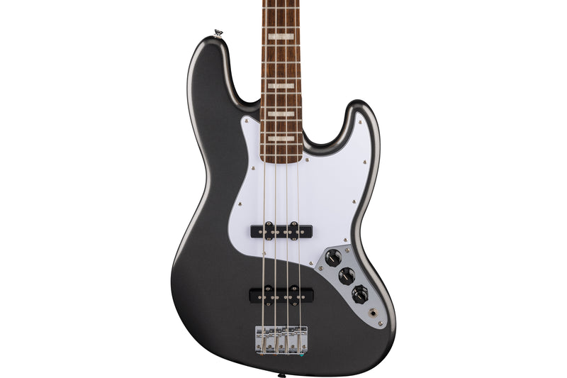 Squier Affinity Series Active Jazz Bass, Charcoal Frost Metallic กีตาร์เบส