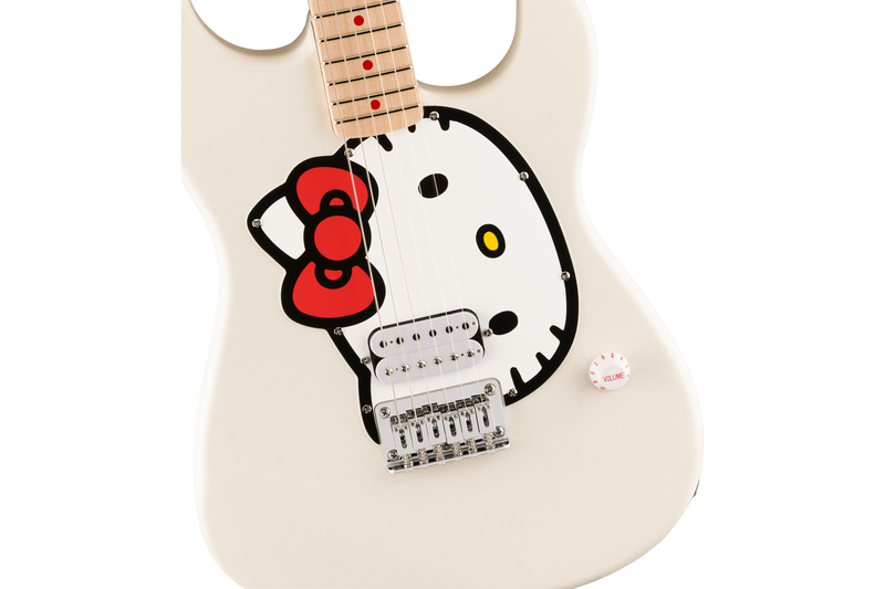 กีตาร์ไฟฟ้า Squier Hello Kitty White Stratocaster