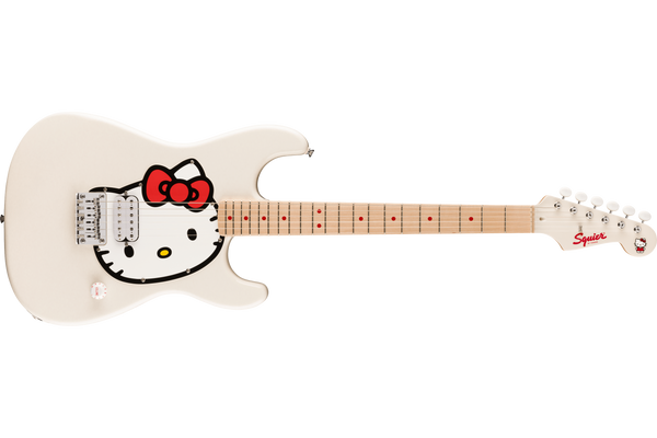 กีตาร์ไฟฟ้า Squier Hello Kitty White Stratocaster