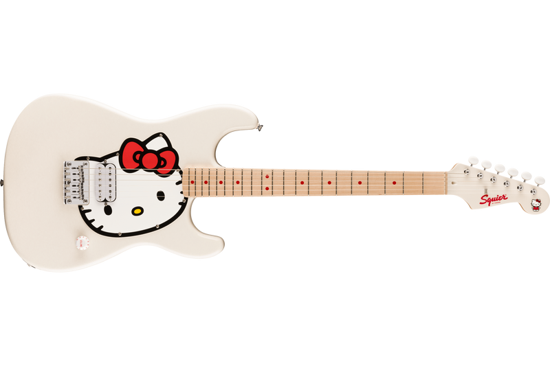 กีตาร์ไฟฟ้า Squier Hello Kitty White Stratocaster