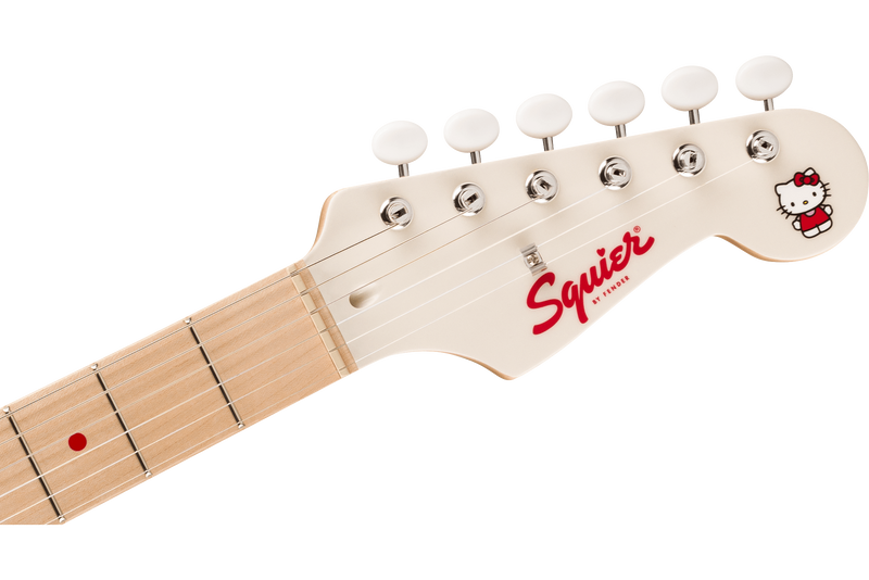 กีตาร์ไฟฟ้า Squier Hello Kitty White Stratocaster