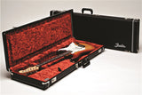 กล่องเคสกีต้าร์ Fender G&G Deluxe Hardshell Cases - Strat/Tele - Black with Orange Plush Interior