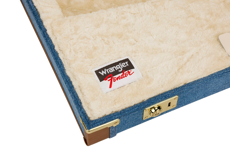 Fender x Wrangler Denim Case, Stratocaster/Telecaster Indigo