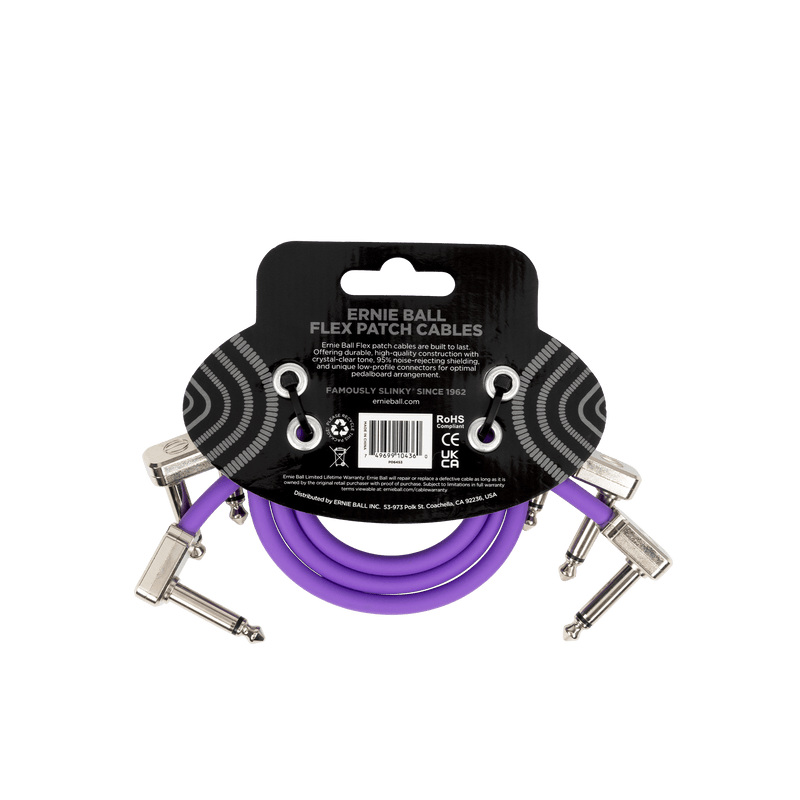 Ernie Ball Flex Patch Cables (Purple)