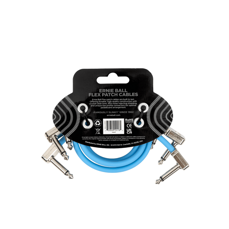 Ernie Ball Flex Patch Cables (Blue)