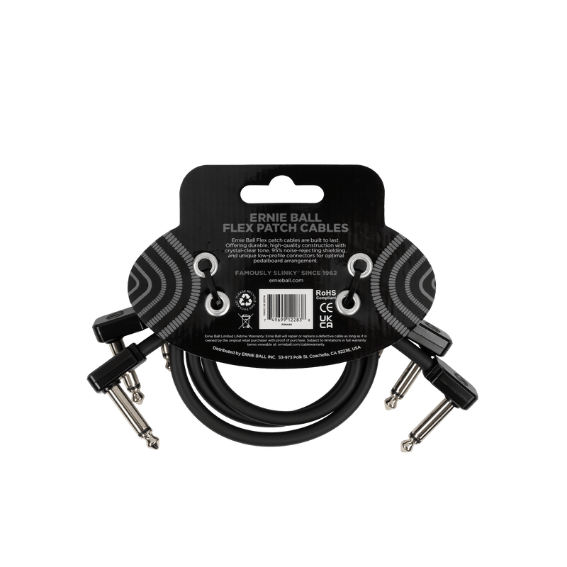 Ernie Ball Flex Patch Cables (Black)