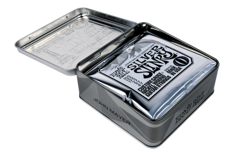 Ernie Ball John Mayer Silver Slinky Signature Electric Guitar Strings - 3 pack สายกีต้าร์ไฟฟ้า