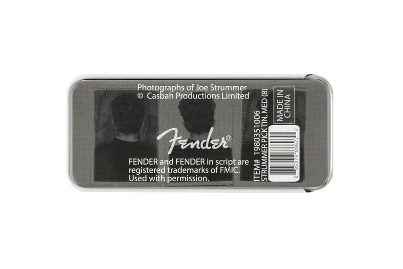 Fender Joe Strummer Pick Tin, Medium - 8 Pack