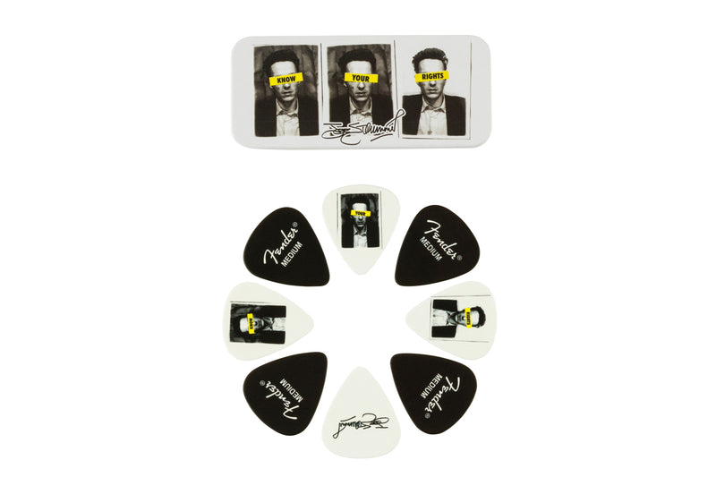 Fender Joe Strummer Pick Tin, Medium - 8 Pack