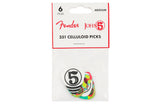 ปิ๊กกีตาร์ Fender John 5 351 Celluloid Picks (6)