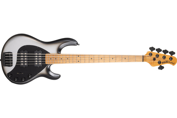 土日価格]ERNIEBALL MUSICMAN 物凄く StingRay5 レザー貼付