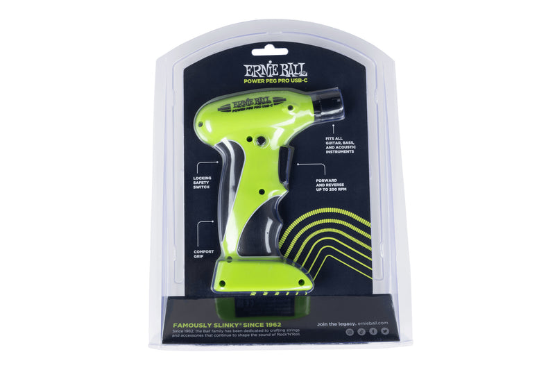ที่หมุนลูกบิดกีต้าร์ Ernie Ball Power Peg Pro USB-C