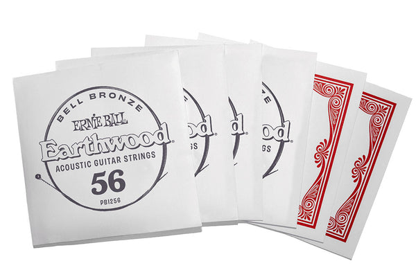 Ernie Ball Medium Earthwood Bell Bronze Acoustic Guitar Strings 13-56 สายกีต้าร์โปร่ง