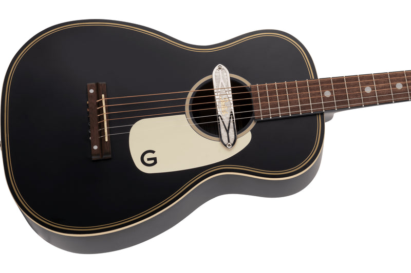 กีตาร์โปร่ง Gretsch G9520E Gin Rickey Acoustic/Electric Smokestack Black