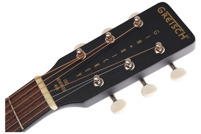 กีตาร์โปร่ง Gretsch G9520E Gin Rickey Acoustic/Electric Smokestack Black