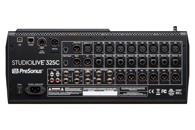 เครื่องมิกซ์เสียง มิกซ์เซอร์ PreSonus StudioLive AR12c Analog Mixer