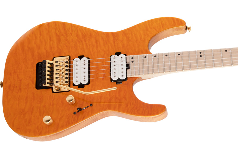 กีตาร์ไฟฟ้า Charvel Pro-Mod DK24 HH FR M Mahogany With Quilt Maple