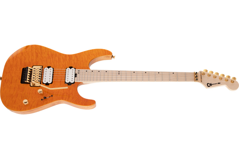 กีตาร์ไฟฟ้า Charvel Pro-Mod DK24 HH FR M Mahogany With Quilt Maple