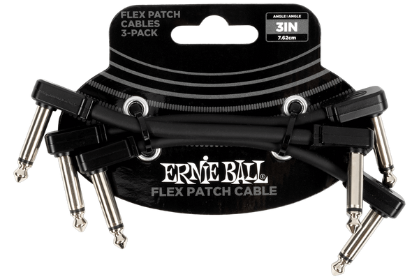 Ernie Ball Flex Patch Cables (Black)