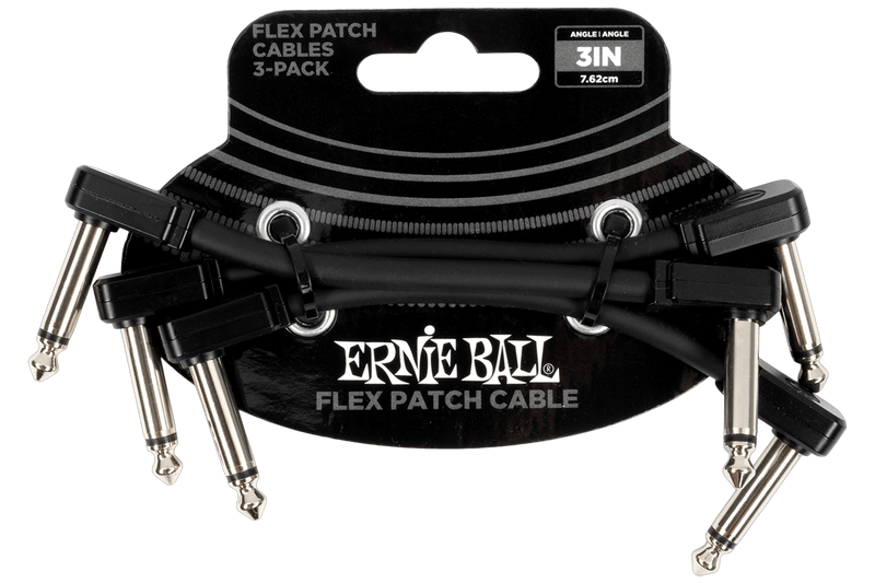 Ernie Ball Flex Patch Cables (Black)