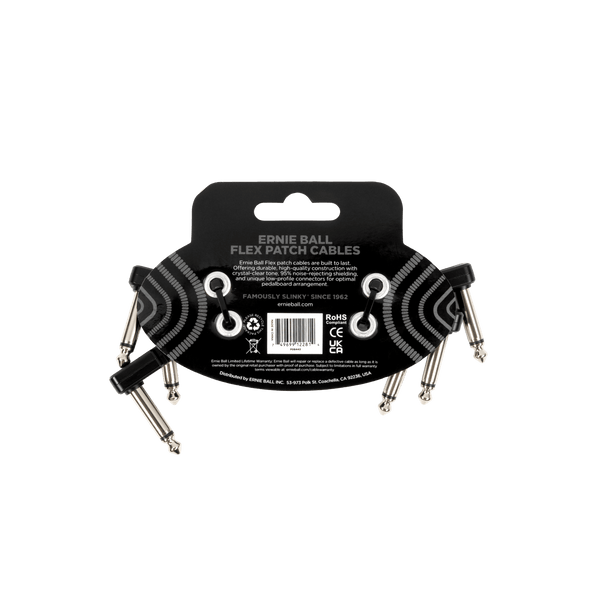 Ernie Ball Flex Patch Cables (Black)