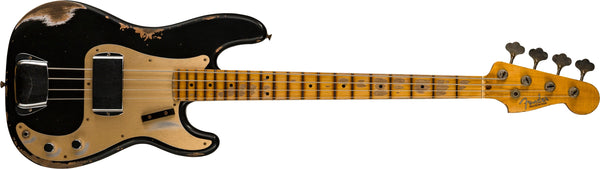 Fender Custom Shop '58 P Bass Heavy Relic Aged Black