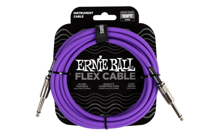 Ernie Ball Flex Cables 10 Feet Purple