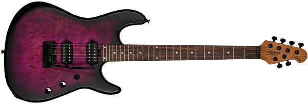 กีตาร์ไฟฟ้า Sterling Jason Richardson 6 Cutlass Cosmic Purple Burst Satin