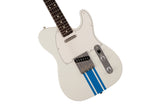 Fender 2023 Collection, Made in Japan Traditional 60s Telecaster, Olympic White with Blue Competition Stripe