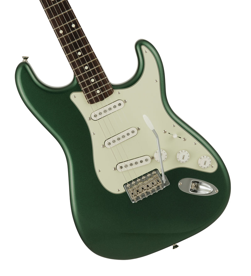 Fender 2023 Collection, MIJ Traditional 60s Stratocaster, Aged Color, Aged Sherwood Green Metallic