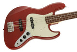 Fender 2023 Collection, MIJ Traditional 60s Jazz Bass, Aged Dakota Red