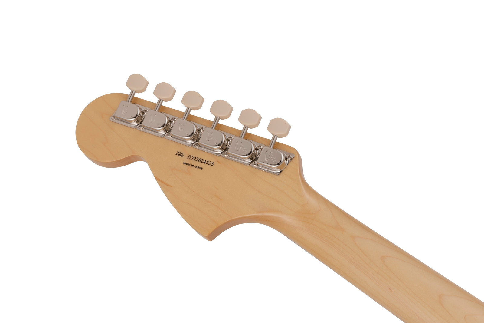 Fender MIJ Traditional 60s Mustang Olympic White w/ Red Stripe