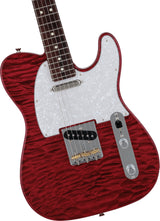 Fender, 2024 Collection, Made in Japan Hybrid II Telecaster, Quilt Red Beryl