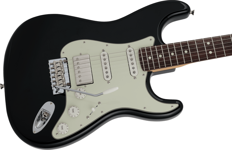 กีตาร์ไฟฟ้า Fender, 2024 Collection, Made in Japan Hybrid II Stratocaster HSS, Black