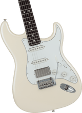 กีตาร์ไฟฟ้า Fender, 2024 Collection, Made in Japan Hybrid II Stratocaster HSS, Olympic Pearl