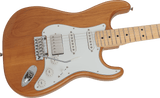 กีตาร์ไฟฟ้า Fender, 2024 Collection, Made in Japan Hybrid II Stratocaster HSS, Vintage Natural