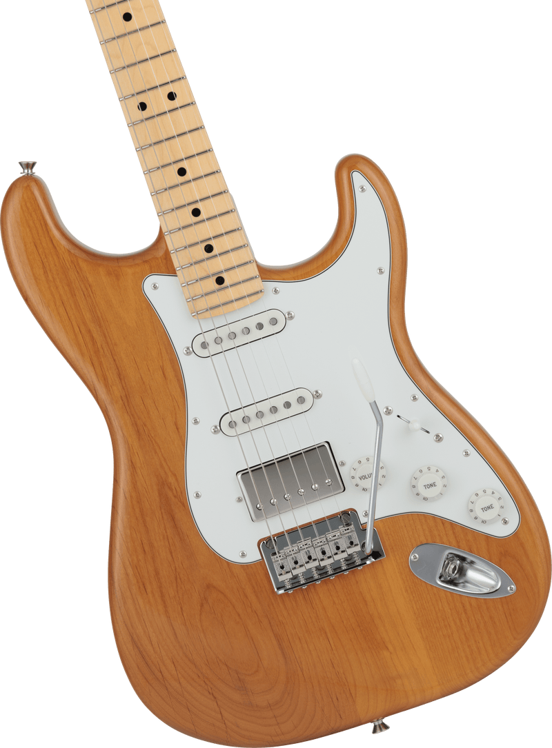 กีตาร์ไฟฟ้า Fender, 2024 Collection, Made in Japan Hybrid II Stratocaster HSS, Vintage Natural