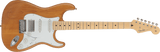 กีตาร์ไฟฟ้า Fender, 2024 Collection, Made in Japan Hybrid II Stratocaster HSS, Vintage Natural