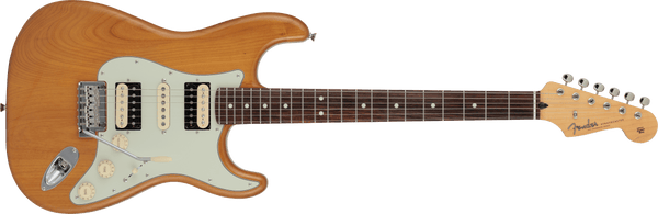 กีตาร์ไฟฟ้า Fender, 2024 Collection, Made in Japan Hybrid II Stratocaster HSH, Vintage Natural