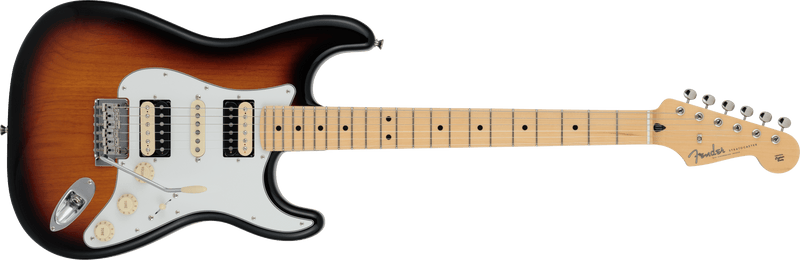 กีตาร์ไฟฟ้า Fender, 2024 Collection, Made in Japan Hybrid II Stratocaster HSH, 3-Color Sunburst