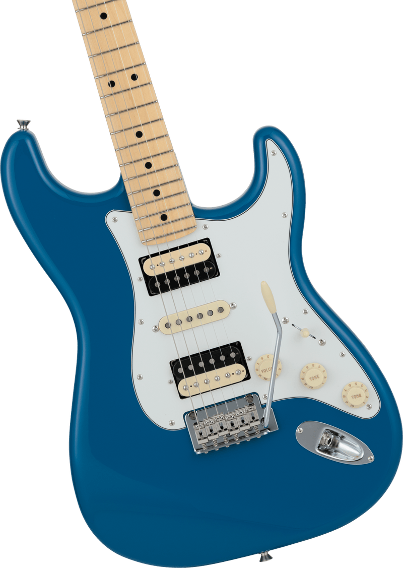 กีตาร์ไฟฟ้า Fender, 2024 Collection, Made in Japan Hybrid II Stratocaster HSH, Forest Blue