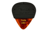 ปิ๊กกีต้าร์ Fender Mojo Grip Picks, Celluloid 3-Pack, Thin, Tortoise Shell