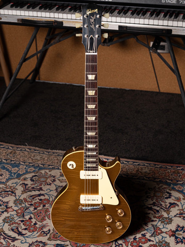 กีตาร์ไฟฟ้า Gibson Custom Shop Murphy Lab 1954 Les Paul Standard, All Gold Light Aged