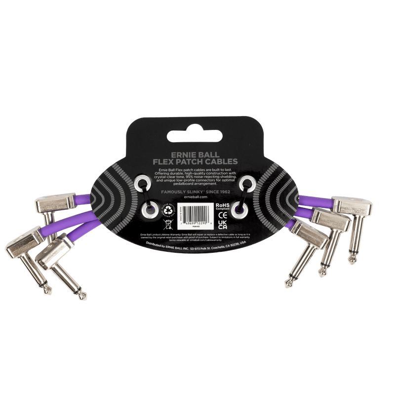 Ernie Ball Flex Patch Cables (Purple)